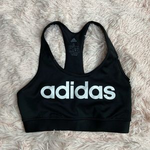 Adidas Black Sports Bra Size Small